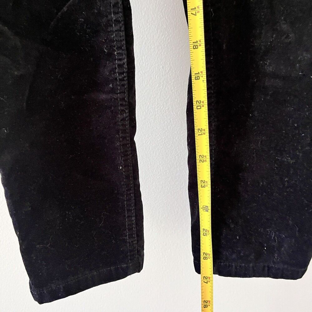 Democracy Corduroy Pants Black Skinny Zipper Pocket Cotton Blend - Size 4 - Picture 5 of 8